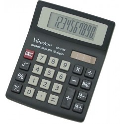 Kalkulator  Vector CD-1182 BLK