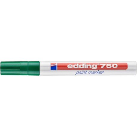 MARKER OLEJOWY E-750 EDDING, 2-4MM, ZIELONY