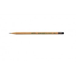 Ołówek UNI z gumką 9852 drewno cedrowe