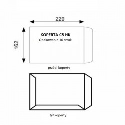 KOPERTA C5 a10 HK Z PASKIEM