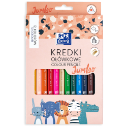 KREDKI 12 KOL. JUMBO KIDS OXFORD