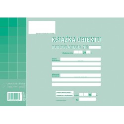 Druk Książka Obiektu Budowlanego A4 604-1