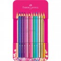 KREDKI 12-KOL FABER CASTELL SPARKLE 201737FC