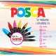 MARKER PLAKATOWY POSCA ZESTAW 8 SZTUK PC-3M INTENS