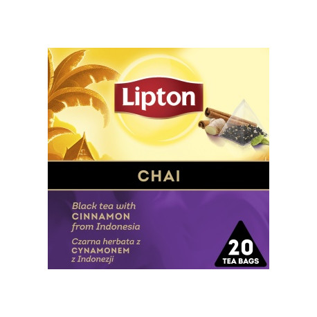 Herbata Lipton a20 saszetek Czarna CHAI