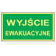 Tabliczka informacyjna Wyjście Ewakuacyjne GP-0115x30cm