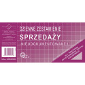 Druk Dzienne Zestawienie Sprzedaży Nieudokumentowanej A6 R-5h