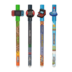 Długopis Ścieralny STRIGO ze skuwką z serii Gamer - Pad, Konsola, Kierownica, Joystick SSC194