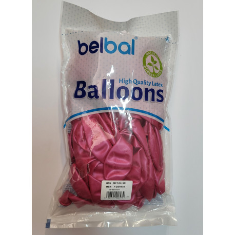 Balon Ciemny Róż Metaliczny 10,5 50 sztuk