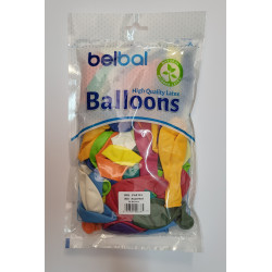 Balon Mix Kolorów Pastelowy 10,5 50 sztuk