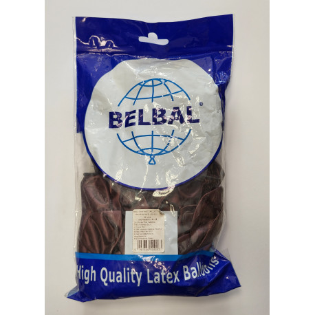Balon Burgund/Bordowy Metaliczny 10,5 50 sztuk