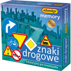 Gra Memory Znaki Drogowe Adamigo