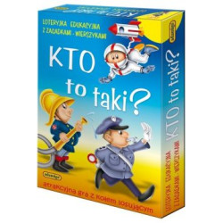 Gra Kto To Taki? Loteryjka edukacyjna z zagadkami wierszykami Adamigo