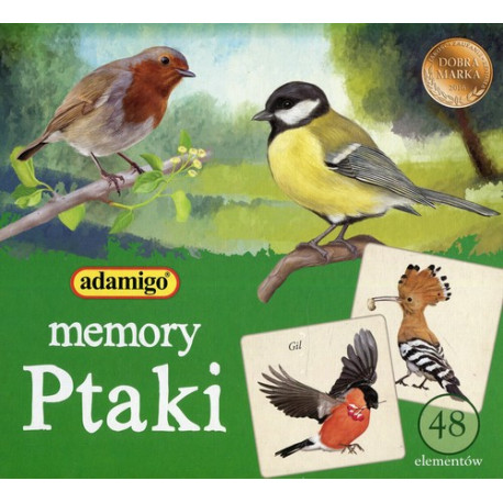 Gra Memory Ptaki Adamigo