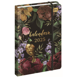 Kalendarz Książkowy 2025 A6 Savage Tydzień na Dwóch Stronach INTERDRUK