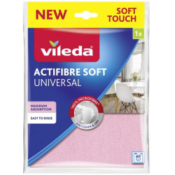 VILEDA Ściereczka Actifibre Soft Universal Różowa