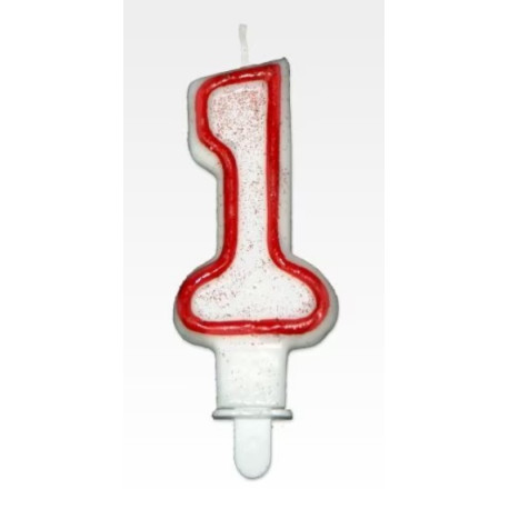 Świeczka Urodzinowa Cyfra 1