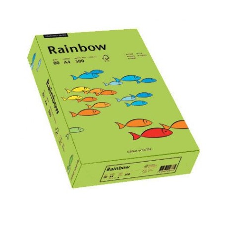 Papier Rainbow A4 160g Wiosenna Zieleń 74