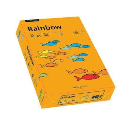 Papier Rainbow A4 80g Jasny Pomarańczowy 22