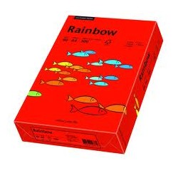 Papier Rainbow A4 160g Czerwony 28