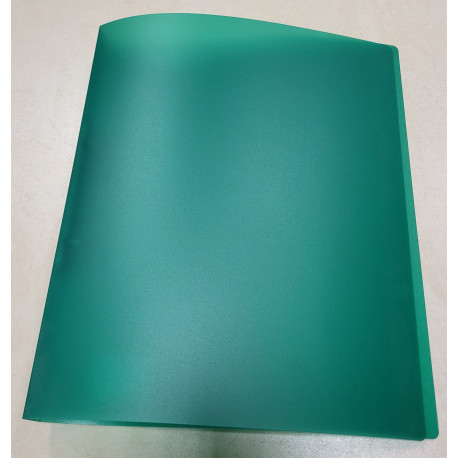 Segregator A4/24mm 2 Ringi Transparentny Zielony 8563001PL-06