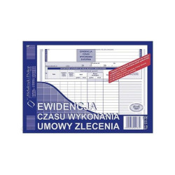 Druk Ewidencja Czasu Wykonania Umowy Zlecenia 511-3E