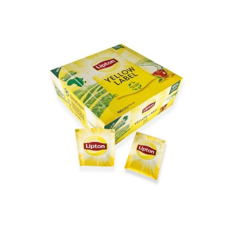 Herbata LIPTON Yellow Label w kopertach 2g x 100 szt