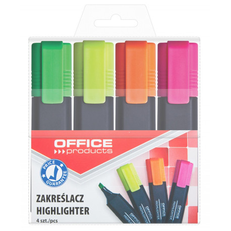 ZAKREŚLACZ 4-KOL OFFICE PRODUCTS
