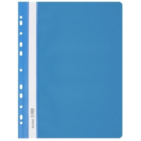 Skoroszyt A4 PCV z Europerforacją Jasny Niebieski BIURFOL ST-02-13