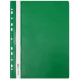Skoroszyt A4 PCV z Europerforacją Zielony BIURFOL ST-02-02