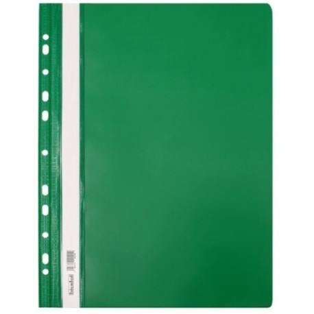 Skoroszyt A4 PCV z Europerforacją Zielony BIURFOL ST-02-02