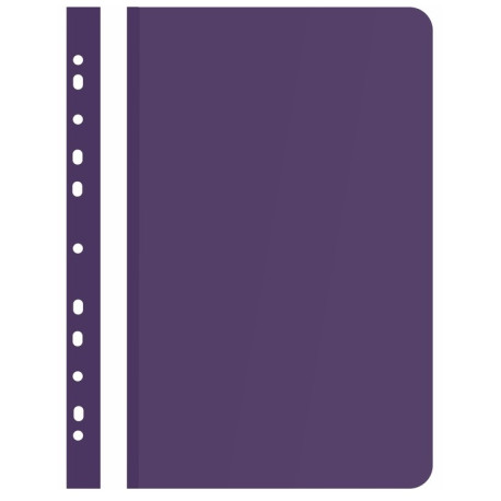 Skoroszyt A4 PCV z Europerforacją Tress Fioletowy