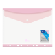 Koperta na Zatrzask A4 PP z Perforacją Różowa BT614-R