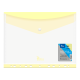 Koperta na Zatrzask A4 PP z Perforacją Żółta BT614-Y