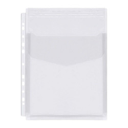 Koszulka PVC Poszerzana z Klapką Na Katalogi U A4 180 mic. 10 sztuk OF-42 BIURFOL