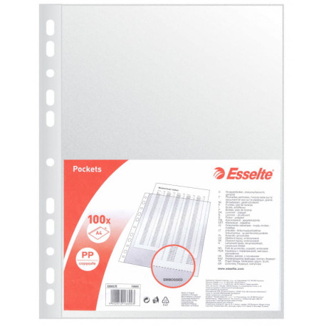 Koszulki A4 Esselte Groszkowe 16690