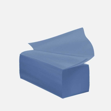 Ręcznik V FOLD a`4000 Luna eco-blue 25x23 makulatura niebieska 1w