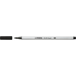 FLAMASTER POJEDYŃCZY STABILO PEN 68 BRUSH CZARNY 568/46