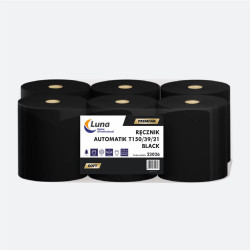 Ręcznik Automatik a`6 black T150/39/21 celuloza czarna 2w