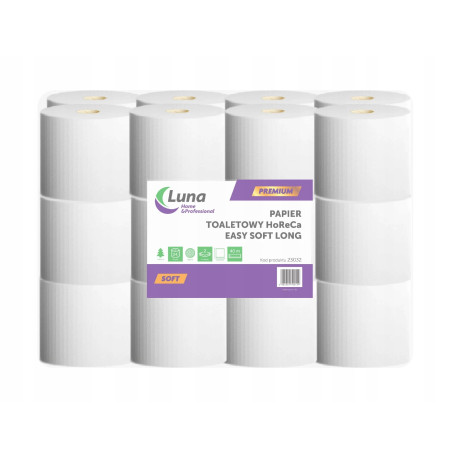 Papier toaletowy a`24x3 HoReCa Easy Soft Long 40 celuloza 2w