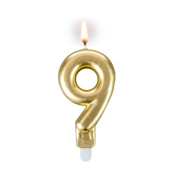 Świeczka Urodzinowa Cyfra 9
