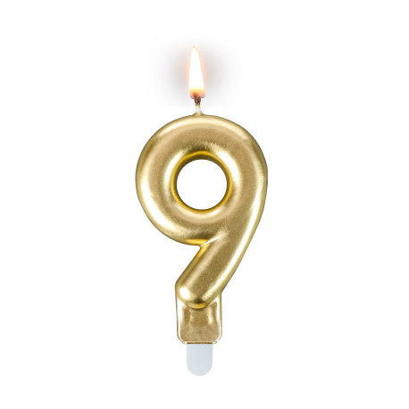 Świeczka Urodzinowa Cyfra 9