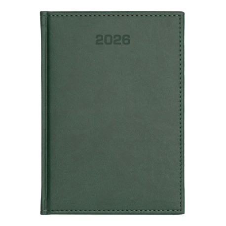 KALENDARZ KSIĄZKOWY A5 VIVELLA ZIELONY CLASSIC