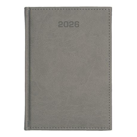 KALENDARZ KSIĄZKOWY A5 VIVELLA CLASSIC SZARY
