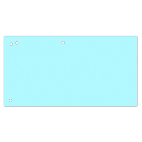 PRZEKŁADKA SEPAR. OFFICE PRODUCTS 1/3 A4, 240X105MM, 100szt NIEBIESKIE