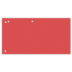 PRZEKŁADKA SEPAR. OFFICE PRODUCTS 1/3 A4, 240X105MM, 100szt CZERWONE