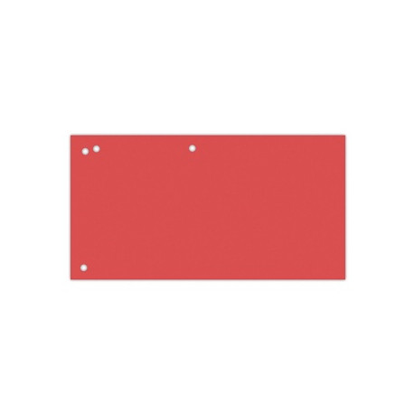 PRZEKŁADKA SEPAR. OFFICE PRODUCTS 1/3 A4, 240X105MM, 100szt CZERWONE