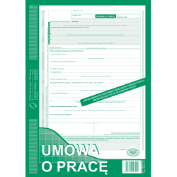 Druk Umowa o Pracę A4 500-1K