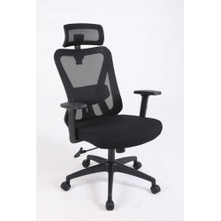 FOTEL BIUROWY ACTIVEJET T5 CZARNY