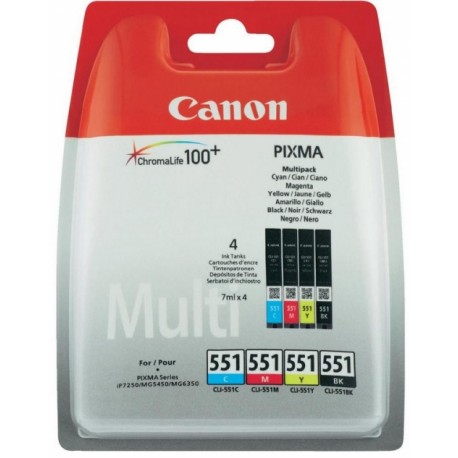 Tusz Canon CLI-551CMYK Multipack Oryginal